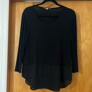 MK 3/4 sleeve layered top